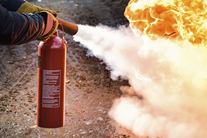 Using fire extinguishers